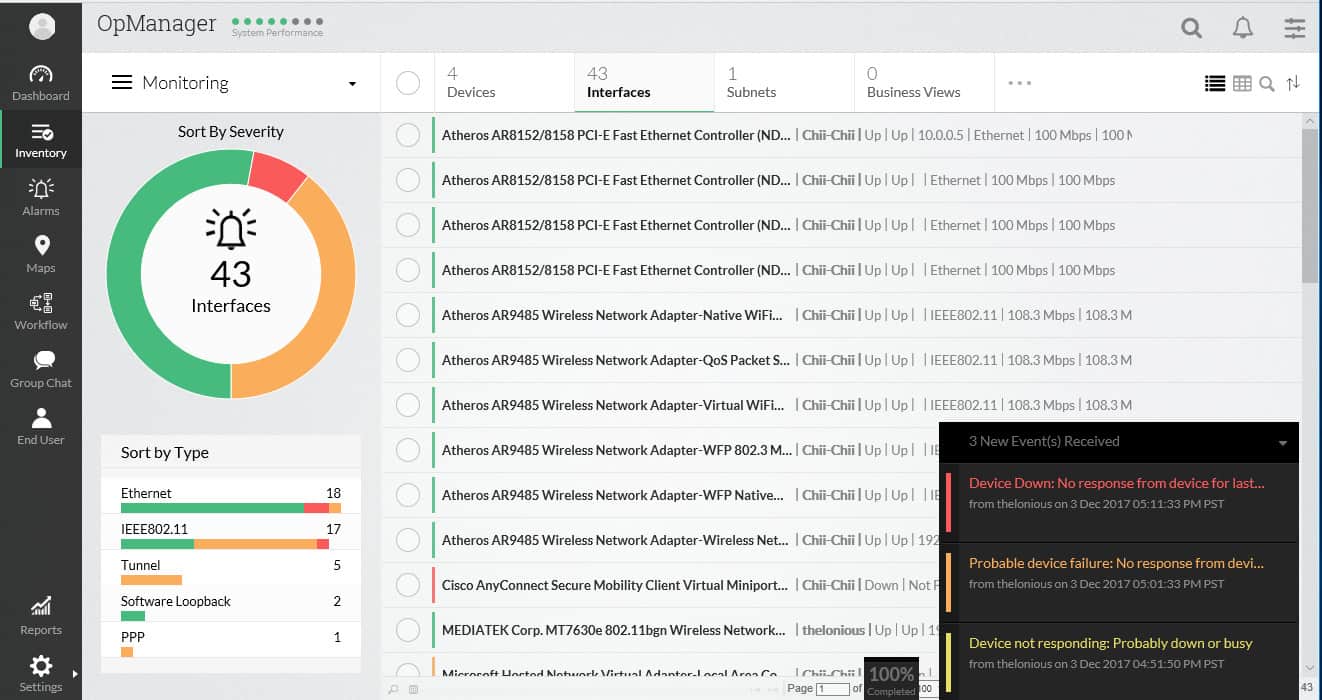 bandwidth monitoring tool for windows