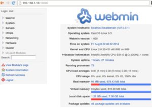 webmin default login