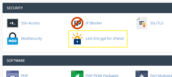 letsencrypt cpanel