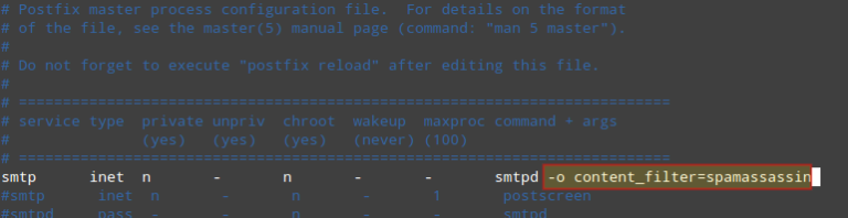 Настройка spamassassin centos 7